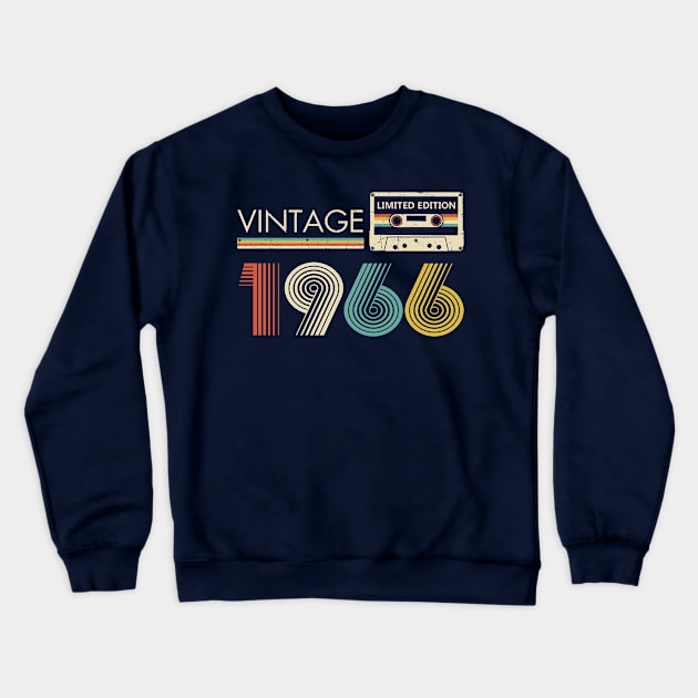 Vintage 1966 Limited Edition Cassette Crewneck Sweatshirt by louismcfarland